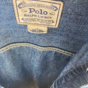 Vintage polo jean jacket 87